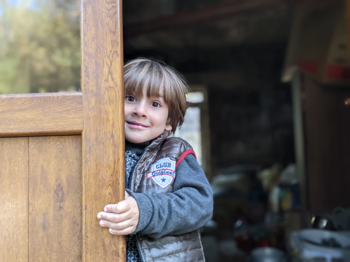 Visiting REACT beneficiaries with ECHO rep