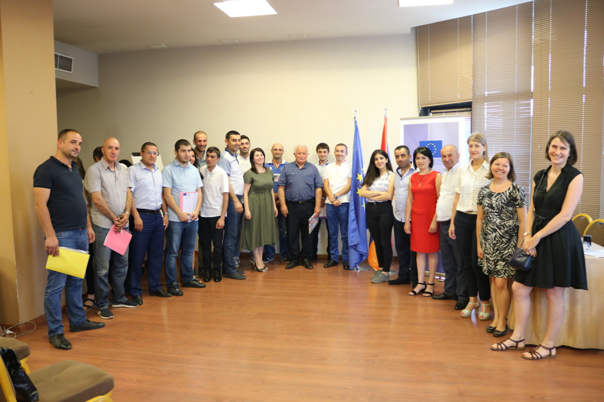 Գորիսի և Կապանի 15 բնակիչ դրամաշնորհ են ստացել ԵՄ կողմից